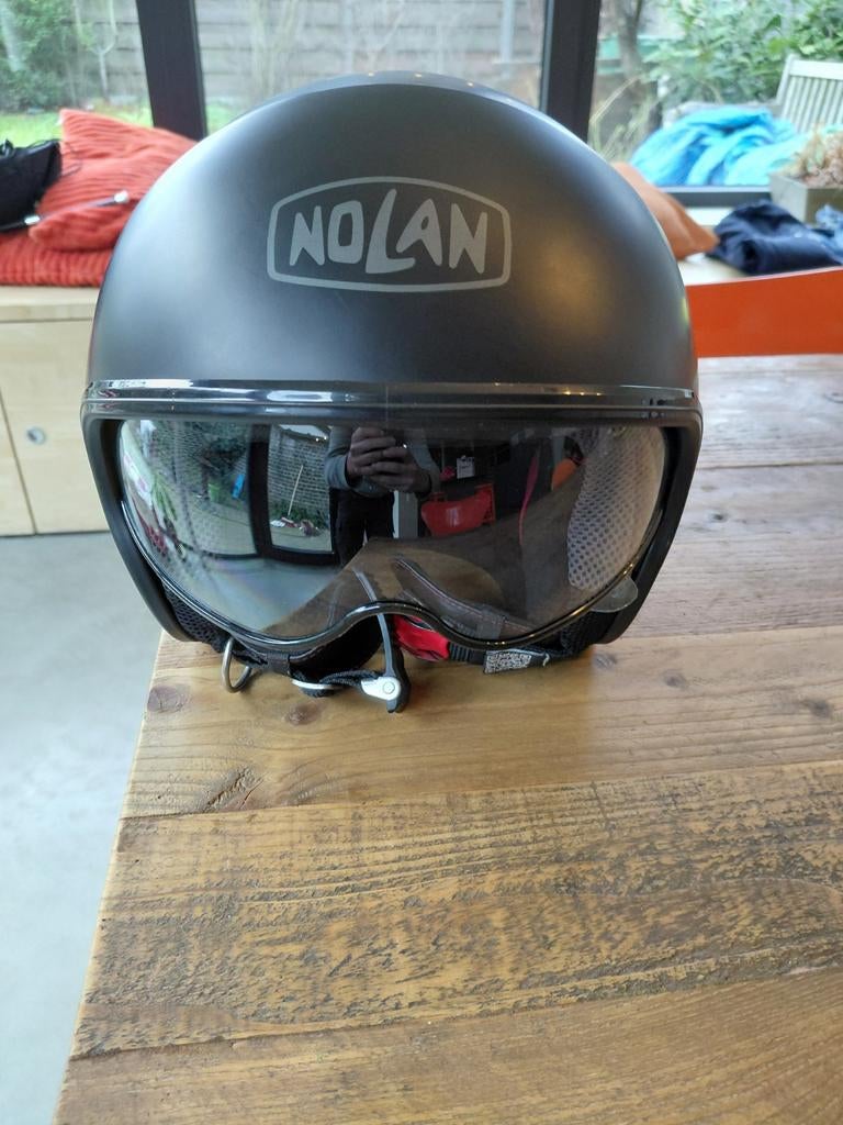 Nolan helm (goede staat), Fietsen en Brommers, Brommerhelmen, Nieuw, Medium, Ophalen