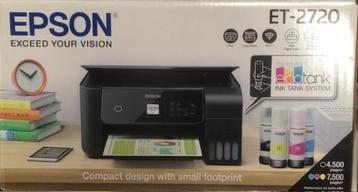 Kleurenprinter + Scanner / Epson Eco Tank ET-2720 beschikbaar voor biedingen