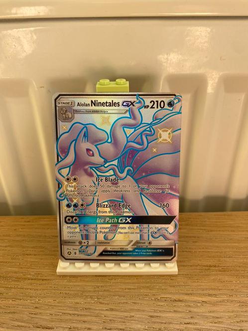 Alolan Ninetales GX SV53/SV94 - Pokemon Kaart, Hobby en Vrije tijd, Verzamelkaartspellen | Pokémon, Nieuw, Losse kaart, Foil, Ophalen of Verzenden