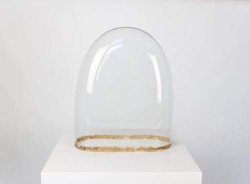 antieke glazen stolp, mondgeblazen, Antiek en Kunst, Antiek | Glaswerk en Kristal, Ophalen