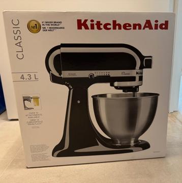 KitchenAid ROBOT PÂTISSIER 4,3 L classic - noir onyx  NEUF beschikbaar voor biedingen