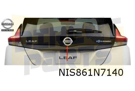 Nissan Leaf  achterklepembleem logo ''Nissan''  Origineel!, Auto-onderdelen, Carrosserie, Nissan, Nieuw, Verzenden