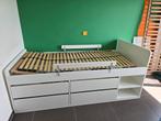 1 persoonsbed met 4 lades, Kinderen en Baby's, Kinderkamer | Bedden, Ophalen, Gebruikt