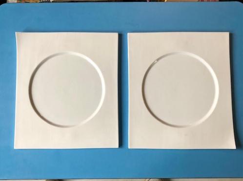 2 borden Pieter Stockmans, Huis en Inrichting, Keuken | Servies, Zo goed als nieuw, Bord(en), Effen, Keramiek, Ophalen of Verzenden