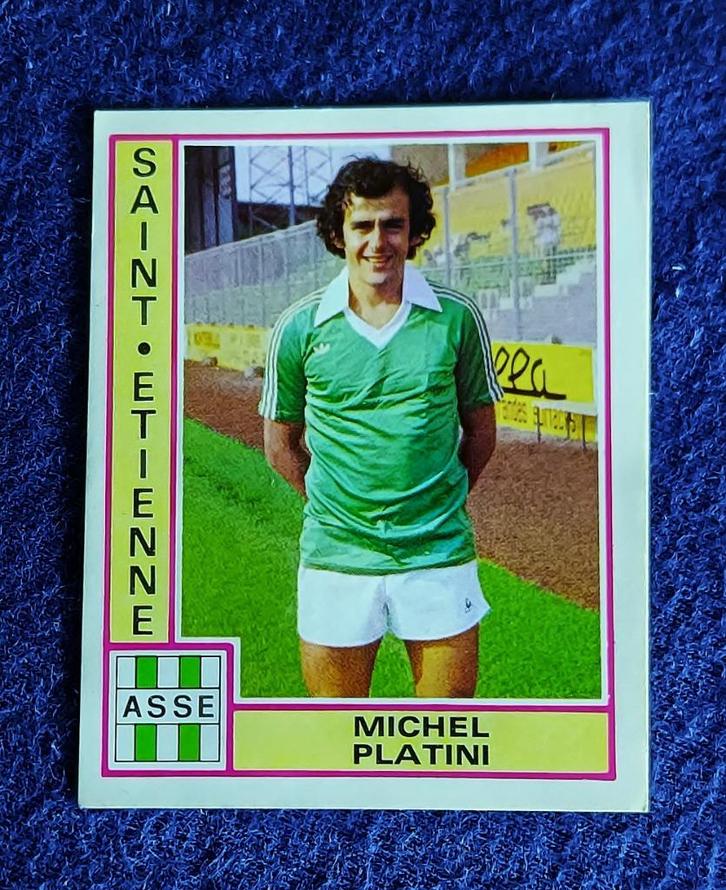 Panini sticker voetbal ' Voetbal France 80 - Michel Platini', Verzamelen, Sportartikelen en Voetbal, Zo goed als nieuw, Poster, Plaatje of Sticker