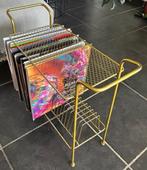 Vintage Gouden Metalen Platenrek, Ophalen