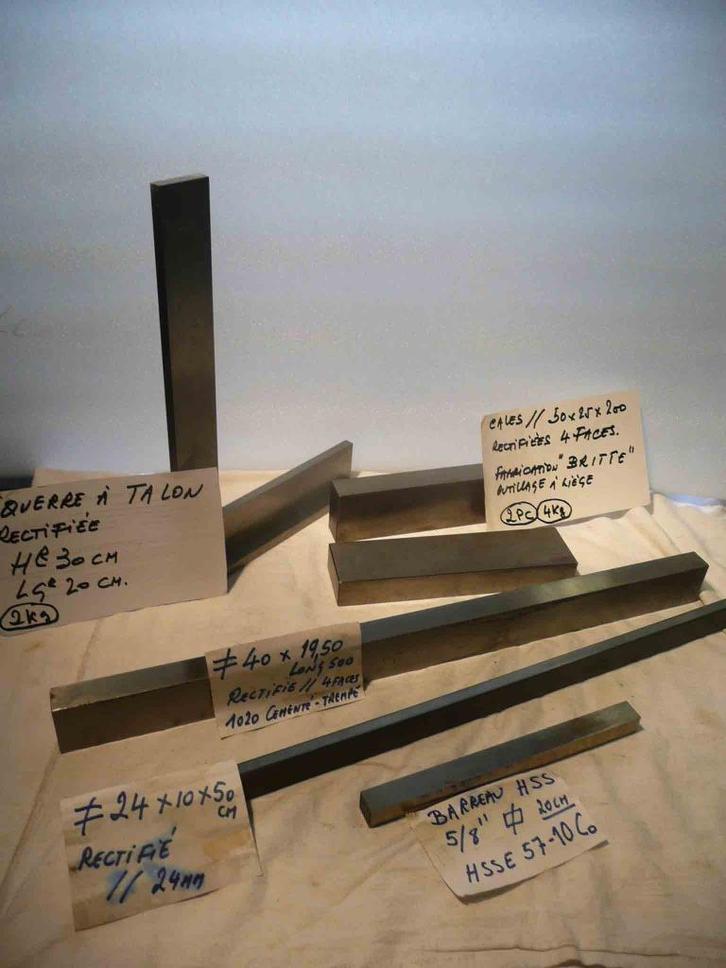HSS 57-10 Co-gehard gehard staal, gerectificeerde staven, Hobby en Vrije tijd, Overige Hobby en Vrije tijd, Gebruikt, Ophalen of Verzenden
