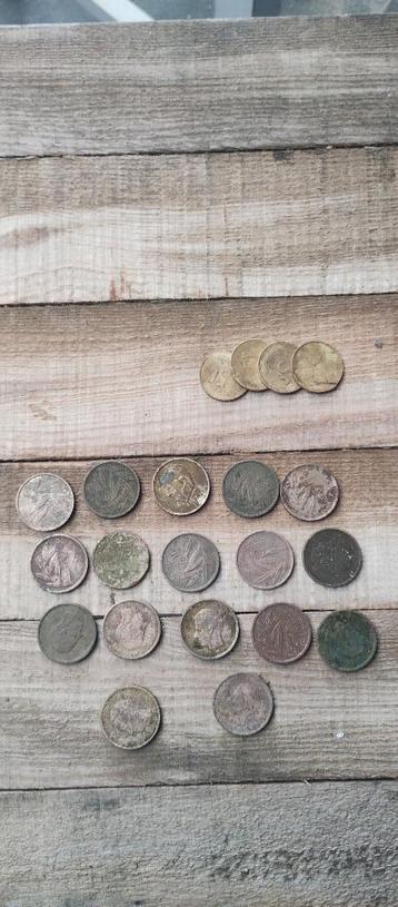 lot Belgische munten  beschikbaar voor biedingen