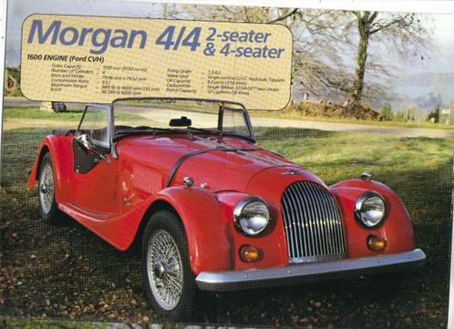 Morgan 4/4, Super 8, brochure uit de jaren 70 in het Engels, Boeken, Auto's | Folders en Tijdschriften, Gelezen, Overige merken