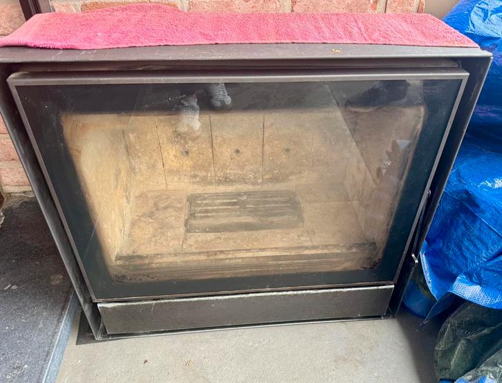 Insert à bois Jidé, Maison & Meubles, Cheminées, Utilisé, Cheminée au bois, Enlèvement