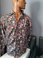 Lot Denim heren shirts lange mouwen  mt M gebloemd gestreept, Ophalen of Verzenden, Zo goed als nieuw, Maat 38/40 (M)