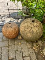 2 x borrelstenen ( 30 & 40 cm ), Tuin en Terras, Ophalen, Zo goed als nieuw