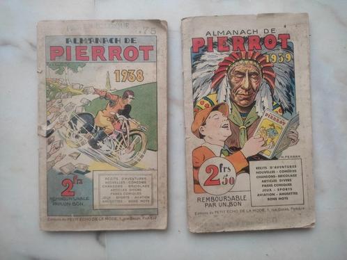 Almanach de Pierrot 1938 et 1939, Verzamelen, Tijdschriften, Kranten en Knipsels, Krant, 1920 tot 1940, Ophalen of Verzenden