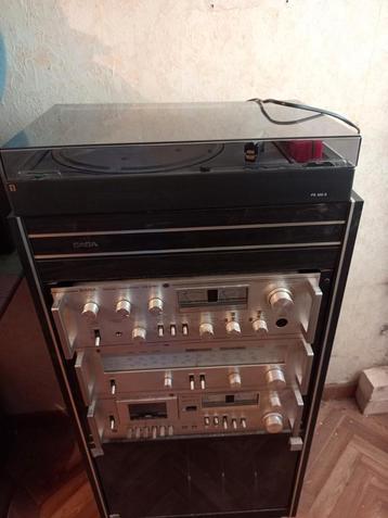 Hifi vintage ampli platine vinyle Braun Saba années 70  beschikbaar voor biedingen