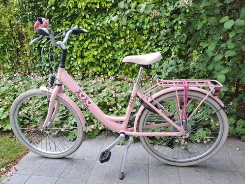 Bike Fun roze meisjesfiets 24 inch, Fietsen en Brommers, Fietsen | Meisjes, Gebruikt, 24 inch, Ophalen