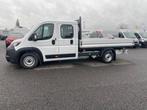 Peugeot Boxer Dubbele Cabine Open Laadbak 140PK *STOCK*, Auto's, 4 deurs, Monovolume, Start-stop-systeem, Bedrijf