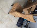 6 Rieten stoelen te koop, Huis en Inrichting, Stoelen, Ophalen, Gebruikt, Bruin, Riet of Rotan