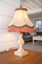 2 abat-jour identiques - vintage/rétro - base en albâtre, Enlèvement, Comme neuf