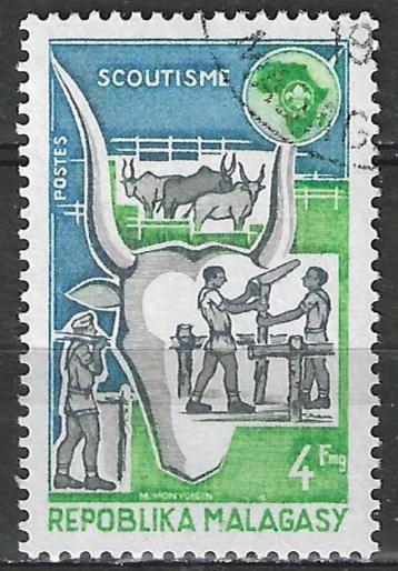 Madagascar 1974 - Yvert 538 - Scoutisme - 4 f. (ST) beschikbaar voor biedingen