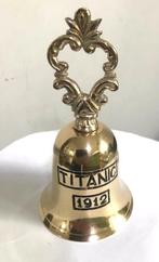 Tafelbel Titanic 1912 brons messing🎵😍🔊💑🎁🤗, Ophalen of Verzenden, Brons
