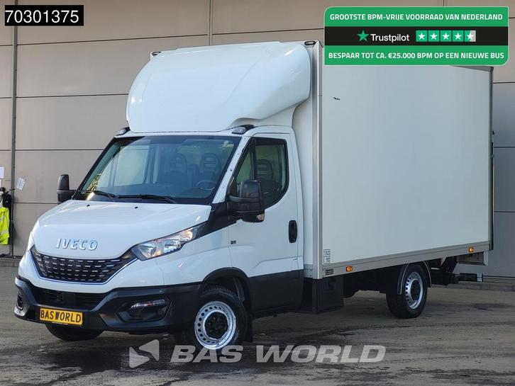 Iveco Daily 35S14 Laadklep Automaat Zijdeur Bakwagen Airco C, Auto's, Bestelwagens en Lichte vracht, Bedrijf, Te koop, Achteruitrijcamera