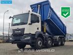 MAN TGS 35.440 8X4 18m3 tipper Hardox 450 Manual Steelsuspen, Stof, Euro 6, Wit, Bedrijf