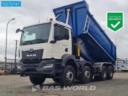 MAN TGS 35.440 8X4 18m3 tipper Hardox 450 Manual Steelsuspen, Auto's, Vrachtwagens, Bedrijf, Te koop, Cruise Control, LED verlichting