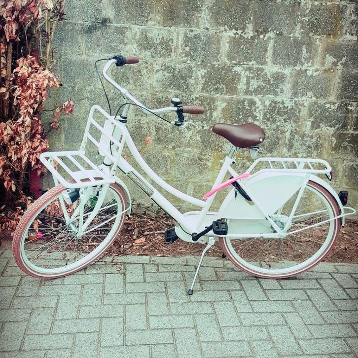 PRACHTIGE DAMESFIETS! - Popal Daily Dutch Basic+ (wit), Fietsen en Brommers, Fietsen | Dames | Damesfietsen, Zo goed als nieuw