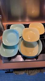 Boch Frères Keramis borden Pastel Expo 58 vintage, Antiek en Kunst, Antiek | Servies los, Ophalen