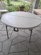 Ronde opklapbare tafel, Ophalen, Gebruikt