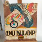 zeldzaam metalen reclamebord DUNLOP, Verzamelen, Ophalen of Verzenden, Gebruikt, Reclamebord