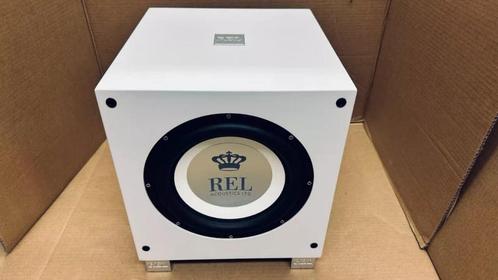 REL Acoustics T9i Subwoofer in Gloss White EXCELLENT, Audio, Tv en Foto, Luidsprekerboxen, Gebruikt, Subwoofer, 120 watt of meer