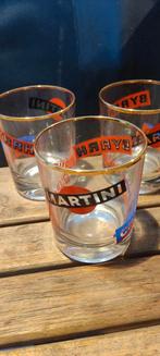 3 cocktail glazen Martini, Verzamelen, Ophalen of Verzenden
