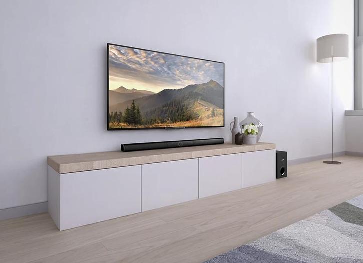 Barre de son haut parleur caisson home cinema, TV, Hi-fi & Vidéo, Enceintes, Comme neuf, Philips, Enlèvement