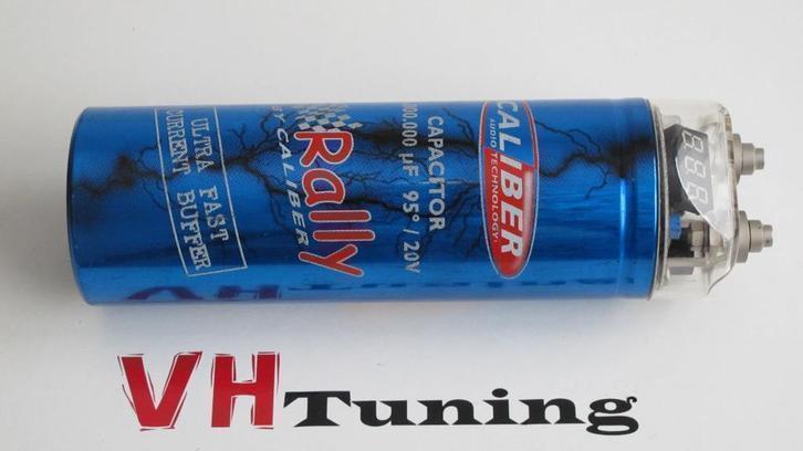 Caliber Condensator 20V 1.000.000 uF met voltage meter, Auto diversen, Autospeakers, Ophalen