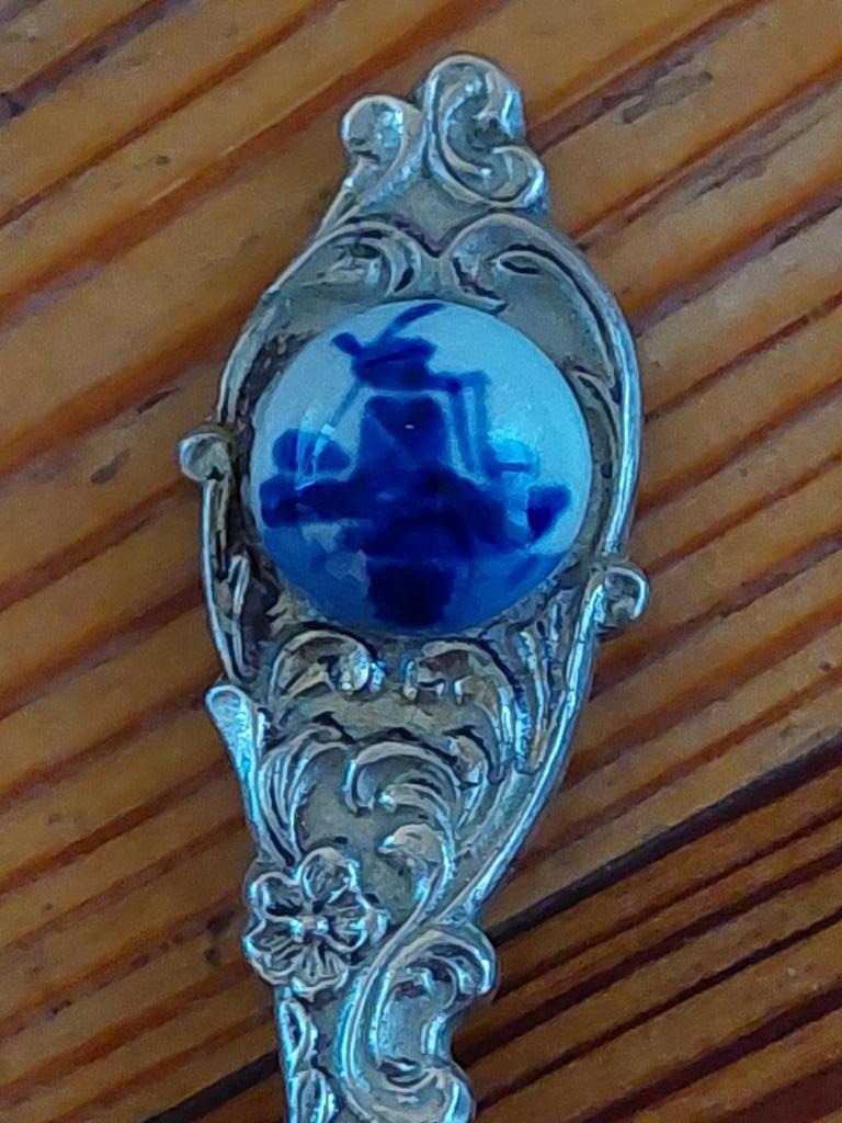 petite cuillère en argent avec inscription, Antiquités & Art, Enlèvement ou Envoi, Argent