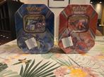 Paldea LegendsTin Koraidon / Miraidon, Hobby en Vrije tijd, Ophalen of Verzenden, Zo goed als nieuw