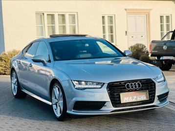 AUDI A7 1.8i * BENZINE * S-LINE * face lift * matrix * 2017 beschikbaar voor biedingen