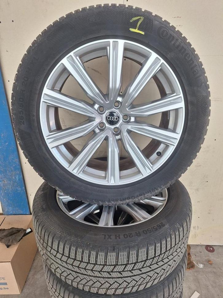 Audi Q8 E-Tron Winterset 20 Inch Origineel, Auto-onderdelen, Banden en Velgen, Banden en Velgen, Winterbanden, 20 inch, 265 mm