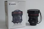 Canon Tilt-shift 17 mm /  TS-E  17 mm f/4L, Ophalen of Verzenden, Zo goed als nieuw, Groothoeklens