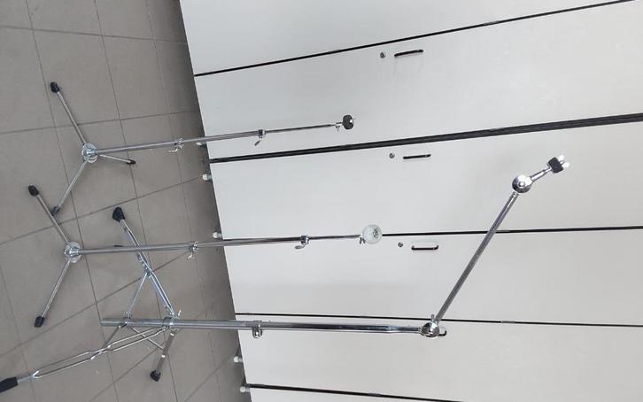 Vintage symbaalstands, Muziek en Instrumenten, Percussie, Gebruikt, Ophalen of Verzenden