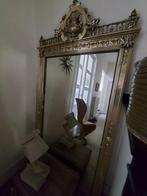 Antieke levensgrote spiegel, 1,85m hoog, 90cm breed, Antiquités & Art, Enlèvement