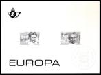 Zwart wit velletje 1996 - Europa Beroemde belgische vrouwen, Postzegels en Munten, Europa, Ophalen of Verzenden, Postfris, Postfris