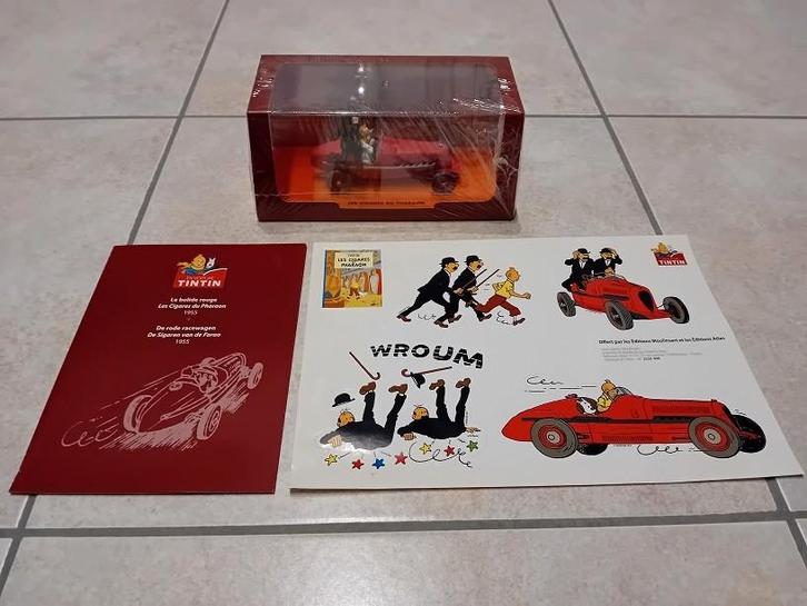 Kuifje nr 8 De rode racewagen GESEALD, Verzamelen, Stripfiguren, Nieuw, Overige typen, Kuifje, Ophalen of Verzenden