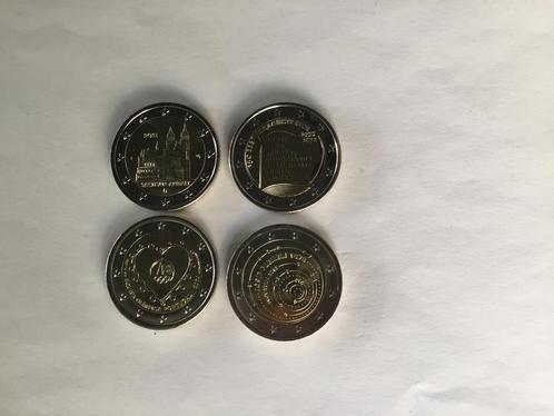 4 x 2 euromunten unc, Postzegels en Munten, Munten | Europa | Euromunten, Losse munt, 2 euro, Ophalen of Verzenden