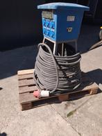 Werfpaddestoel/Verdeelkast 32Amp ,met kabel 50meter, Ophalen, Gebruikt