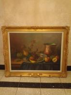 Groot schilderij van stilleven op doek, Ophalen