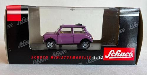 Schuco Mini Cooper paars open dak 02512., Hobby en Vrije tijd, Modelauto's | 1:43, Zo goed als nieuw, Schuco, Ophalen