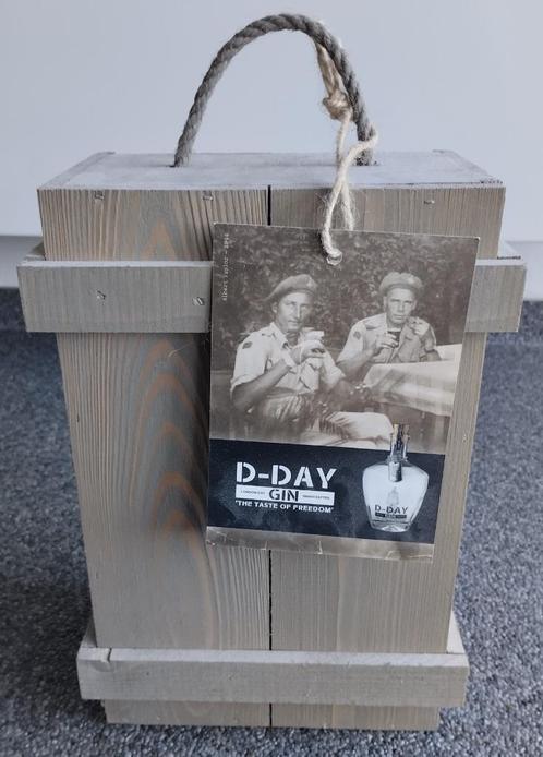 D-day Gin ( nieuw/sealed ) + kist, Verzamelen, Militaria | Tweede Wereldoorlog, Landmacht, Overige typen, Ophalen of Verzenden