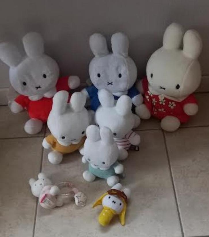 Knuffel Nijntje 8 stuks, Enfants & Bébés, Jouets | Jouets de bébé, Comme neuf, Hochet, Enlèvement ou Envoi